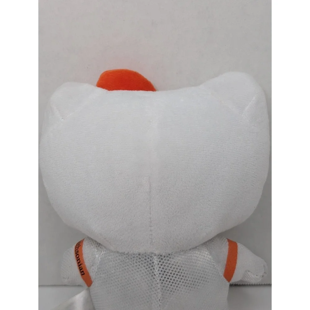 Sanrio Hello Kitty NASA Smithsonian Orange Astronaut Space Suit Sequin Plush 8" - Picture 5 of 7